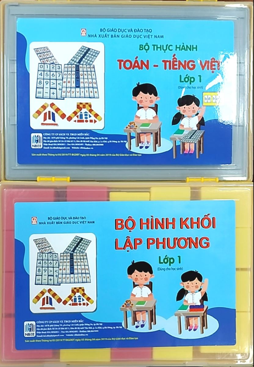 Bộ TH Toán - Tiếng Việt 1 (Chất liệu từ tính)