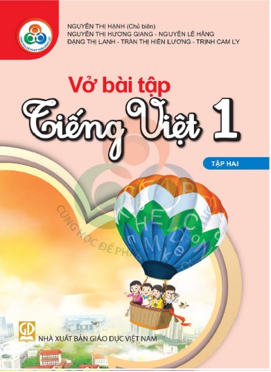 Vở bài tập Tiếng Việt 1, tập 2
