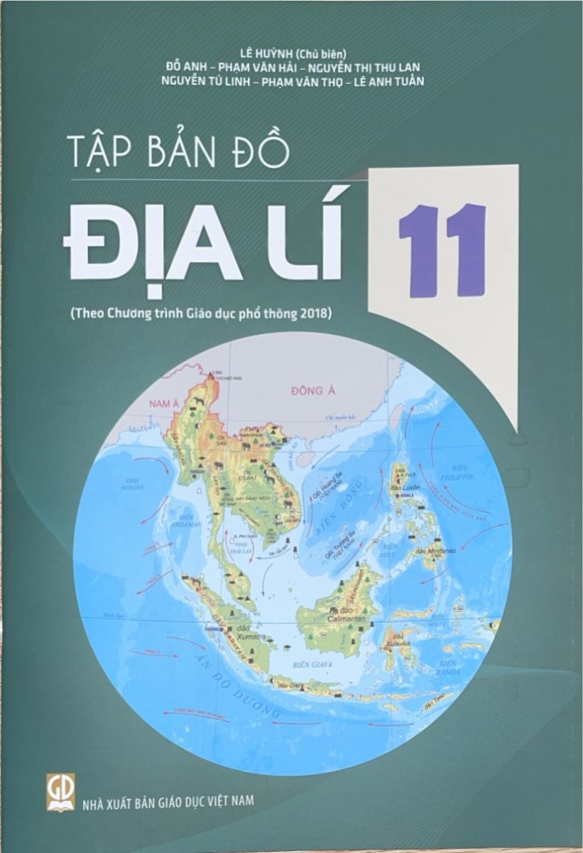 Tập bản đồ Địa lí 11 (Theo Chương trình Giáo dục phổ thông 2018)