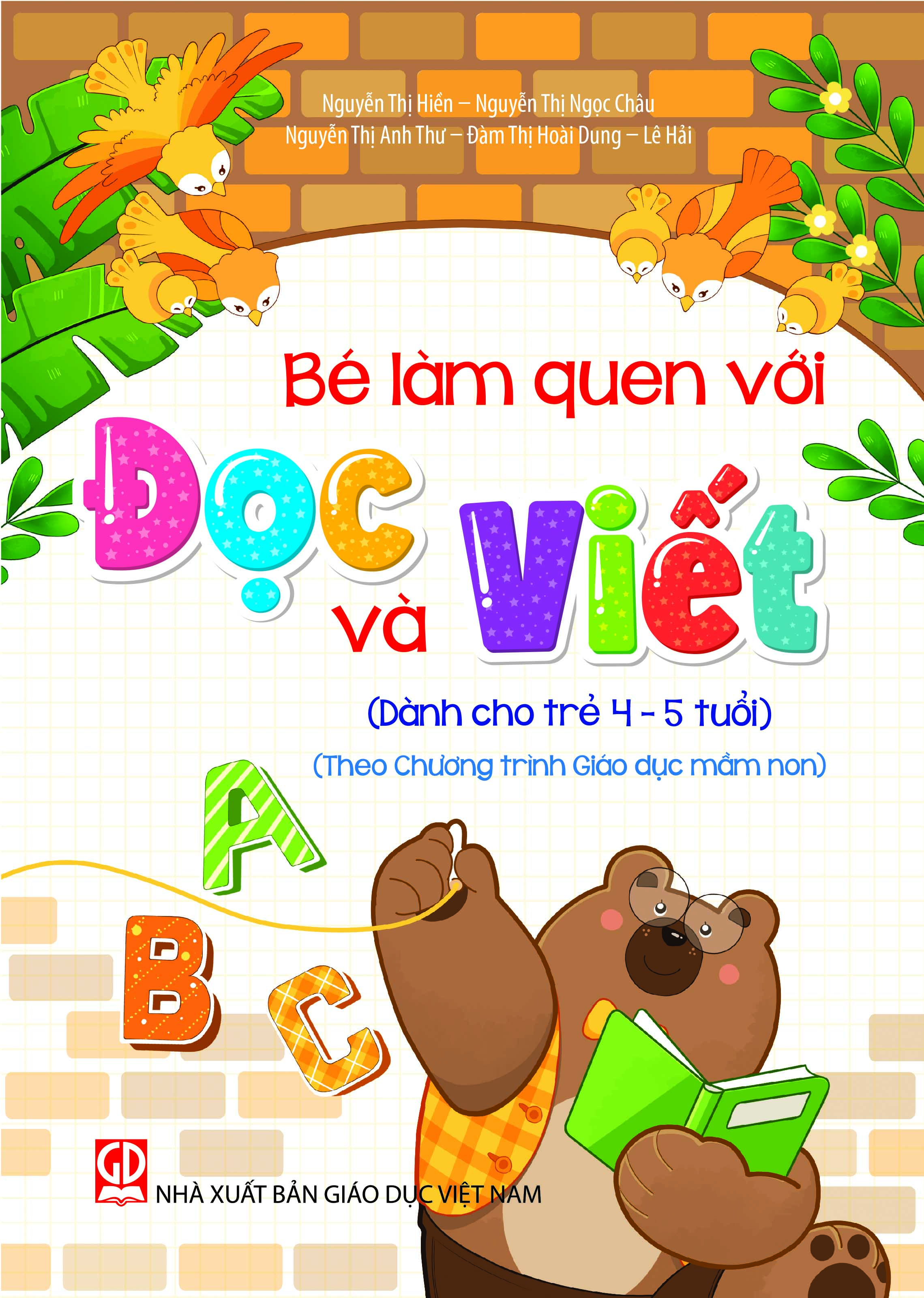 bia Be lam qen voi doc va viet 4-5 tuoi