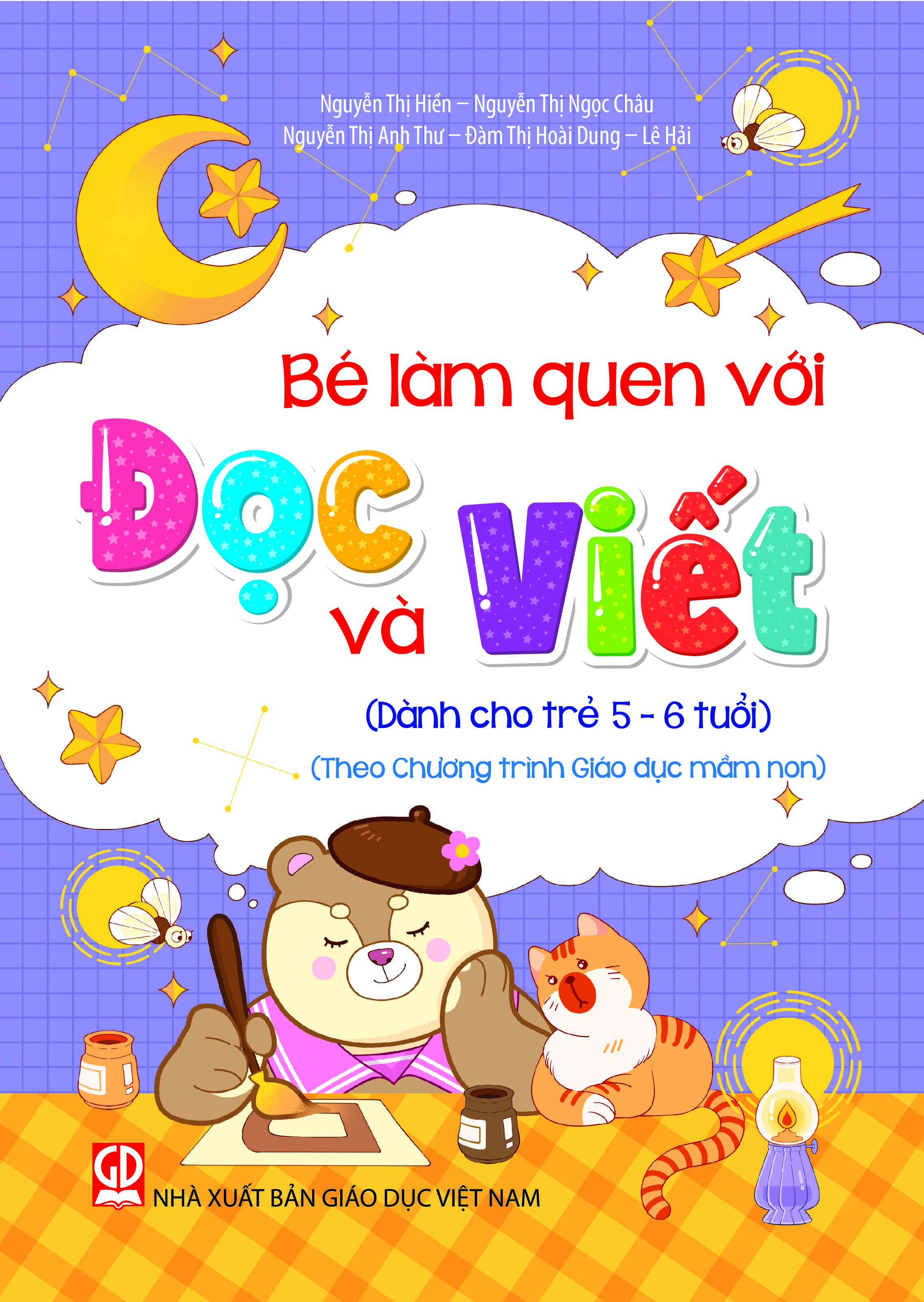 bia Be lam qen voi doc va viet 5-6 tuoi